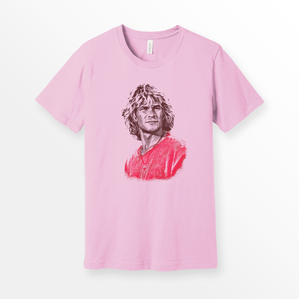 Bodhi Zafa 90's Surfing Movie Shirt from ShirtLoaf Lilac Bella Canvas Premium Unisex T-shirt