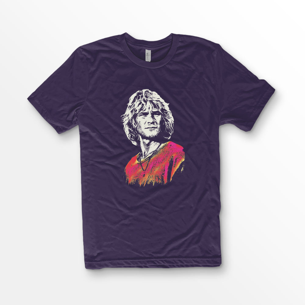 Bodhi Zafa 90's Surfing Movie Shirt from ShirtLoaf Purple Bella Canvas Premium Unisex T-shirt