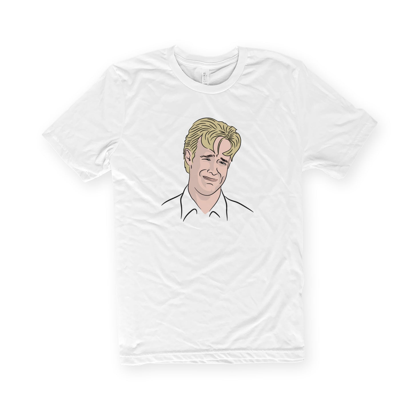 90s James Vand Der Beek Dawson's Meme Tee in Bella Canvas White Short Sleeve T shirt