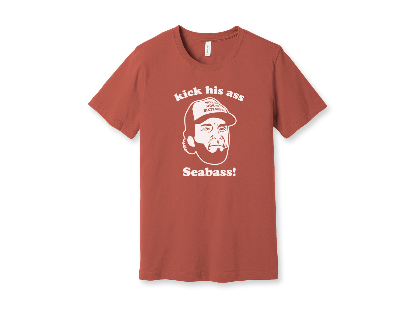 90s Movie Shirt Dumb and Dumber Kick His Ass Seabass RUST