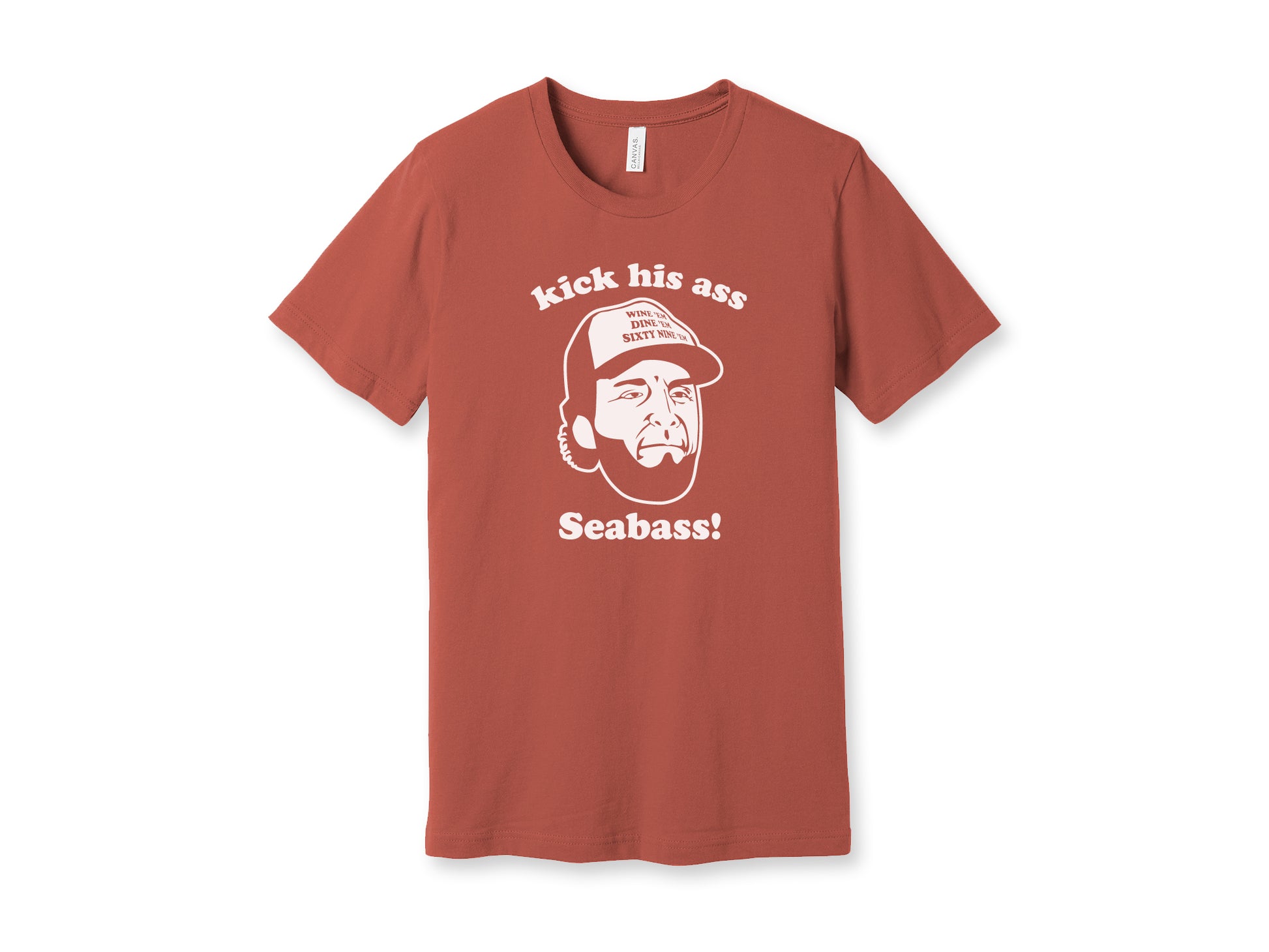 90s Movie Shirt Dumb and Dumber Kick His Ass Seabass RUST