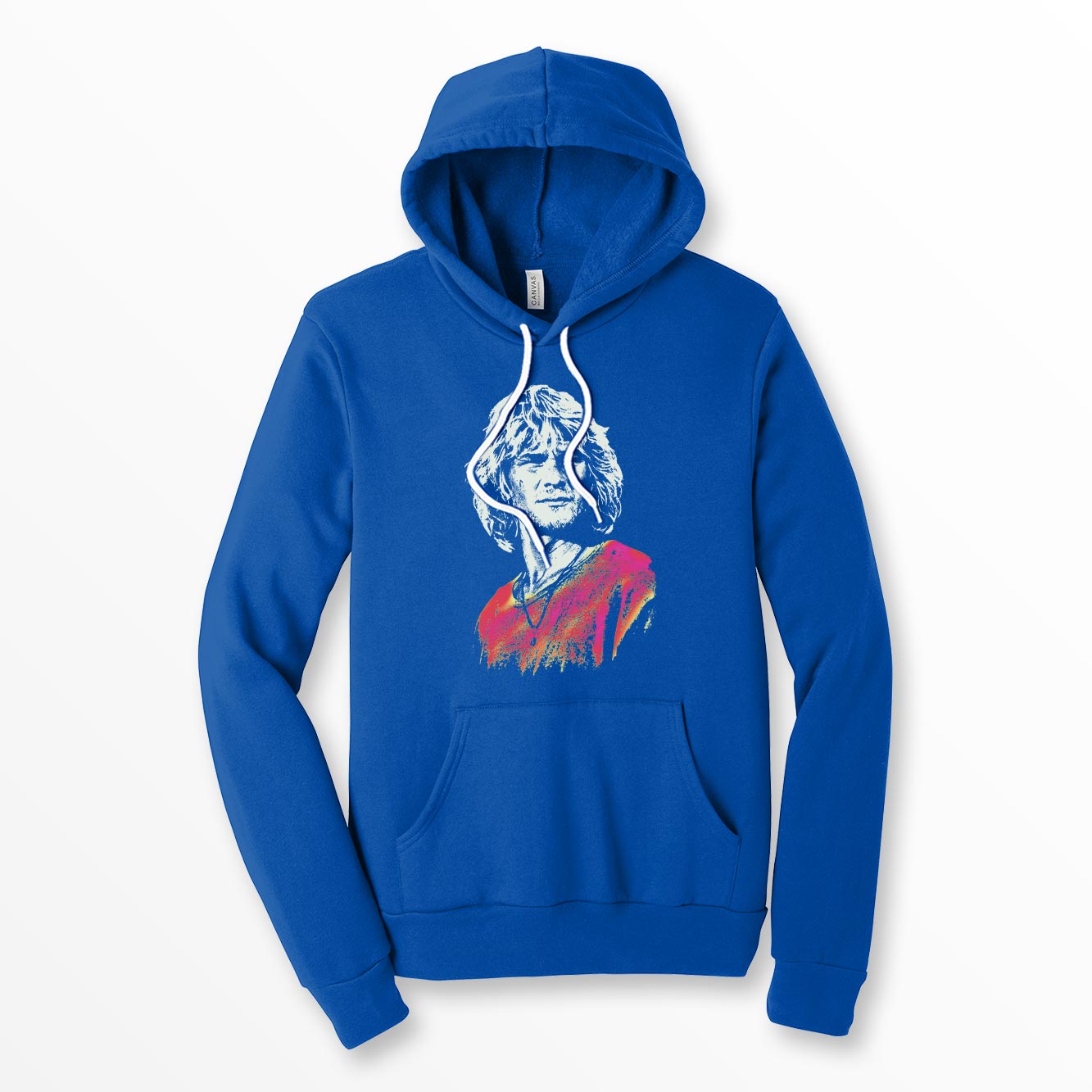 Bodhi Zafa 90s Surfing Movie Sweatshirt Royal Bella + Canvas Unisex Hooded Sweatshirt