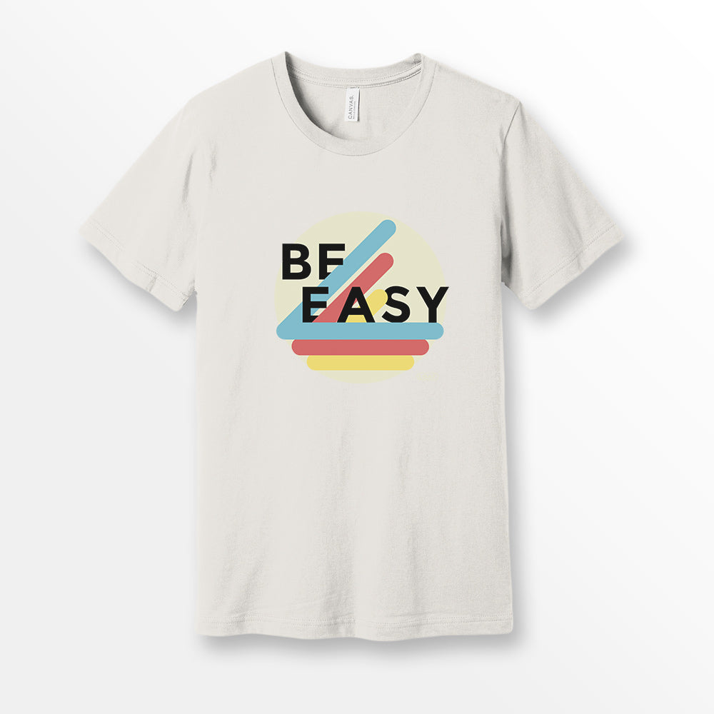 ShirtLoaf Be Easy Shirt New Vintage t-shirt design Printed on Bella + Canvas Premium Unisex Vintage White t-shirt