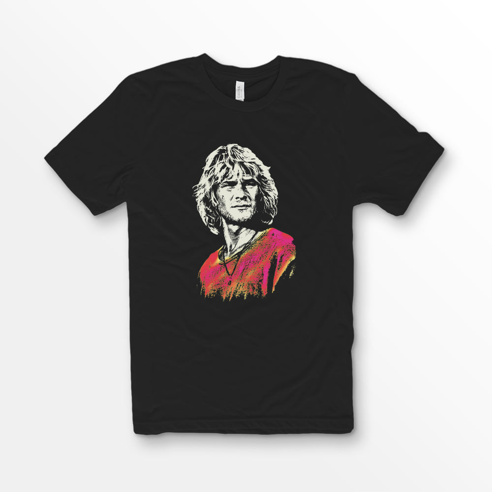 Bodhi Zafa 90's Surfing Movie Shirt from ShirtLoaf Black Bella Canvas Premium Unisex T-shirt 