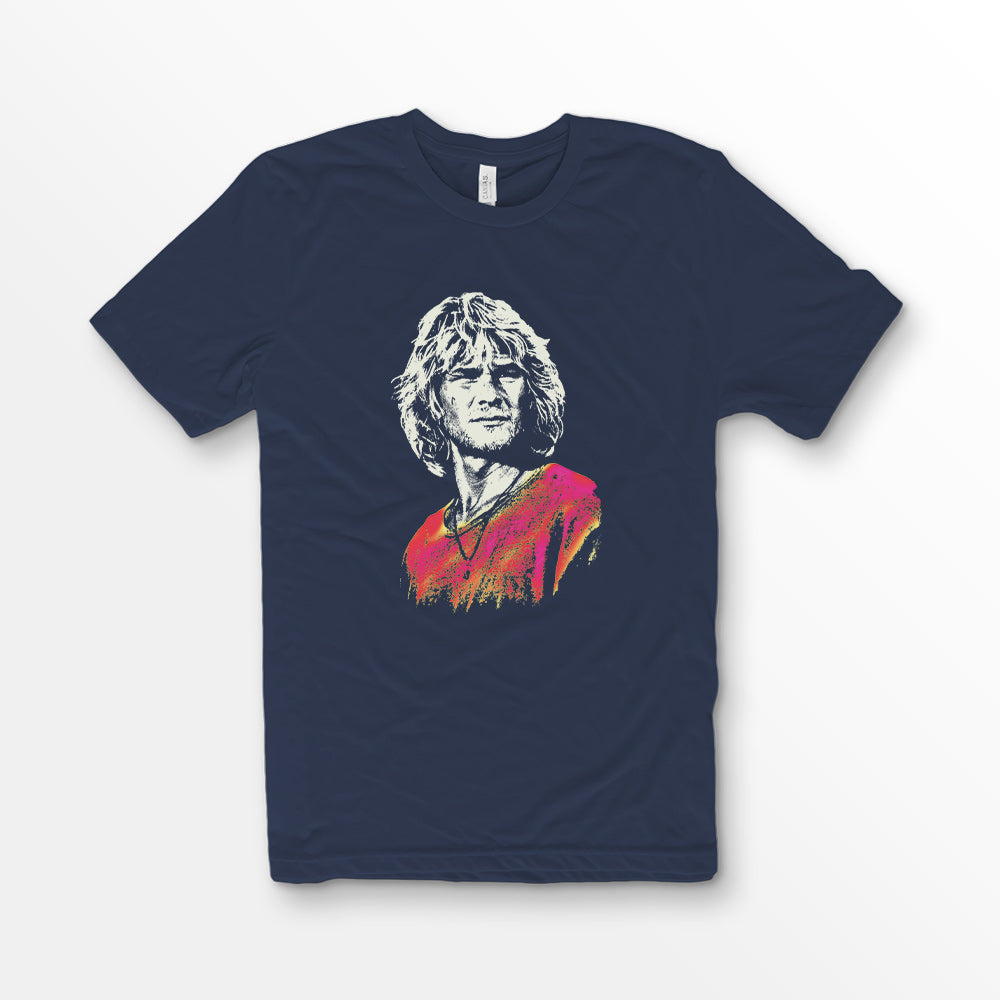 Bodhi Zafa 90's Surfing Movie Shirt from ShirtLoaf Navy Bella Canvas Premium Unisex T-shirt 