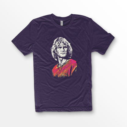 Bodhi Zafa 90's Surfing Movie Shirt from ShirtLoaf Purple Bella Canvas Premium Unisex T-shirt 