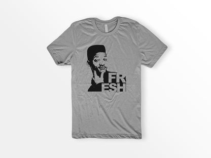 ShirtLoaf 90s Fresh Will Smith T-shirt Printed on Bella Canvas Short Sleeve Athletic Heather T-shirt