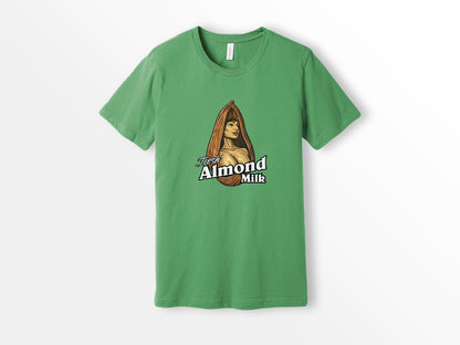 ShirtLoaf Fresh Almond Milk Boobs Funny T-shirt Bella Canvas 3001 LEAF Shirt