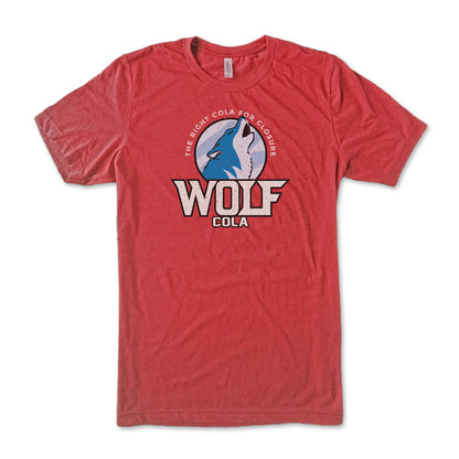 Wolf Cola Philadelphia Vintage T shirt Heather Red