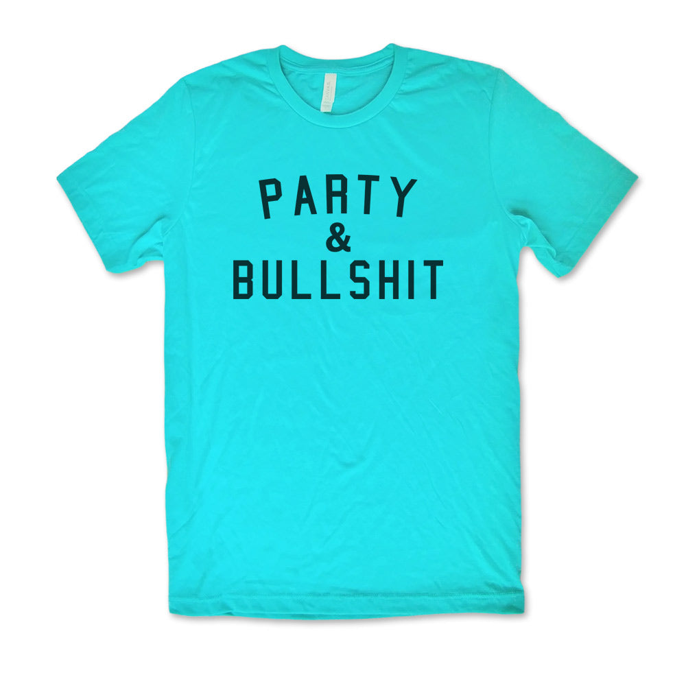 Biggie Smalls Party and Bullshit 90s Rap shirt TEAL