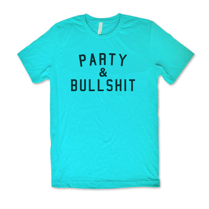 Biggie Smalls Party and Bullshit 90s Rap shirt TEAL