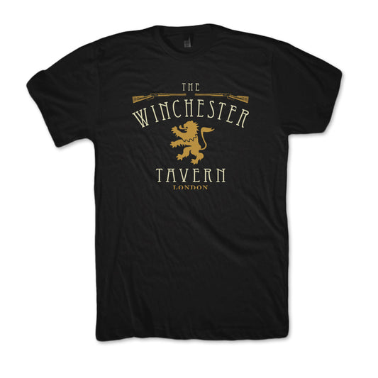 Shaun of the Dead The Winchester Pub T shirt Black