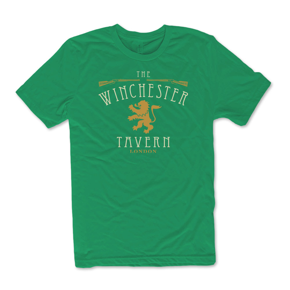 The Winchester Pub Movie T shirt KELLY GREEN