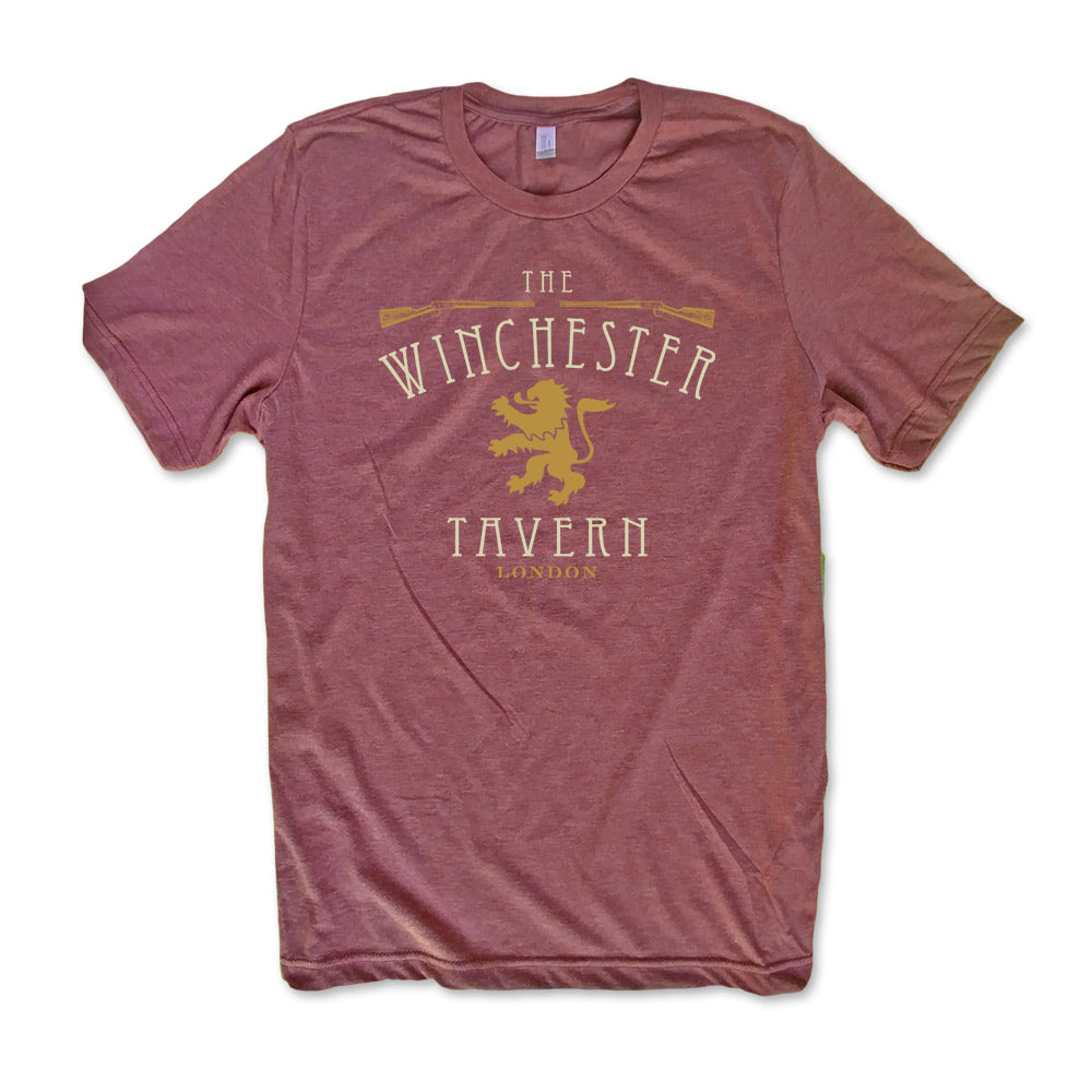 Film T shirt The Winchester Shaun of the Dead Heather Maroon