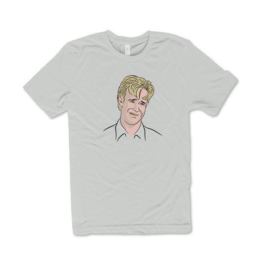 90s James Vand Der Beek Dawson's Meme Tee in Bella Canvas Silver Short Sleeve T shirt