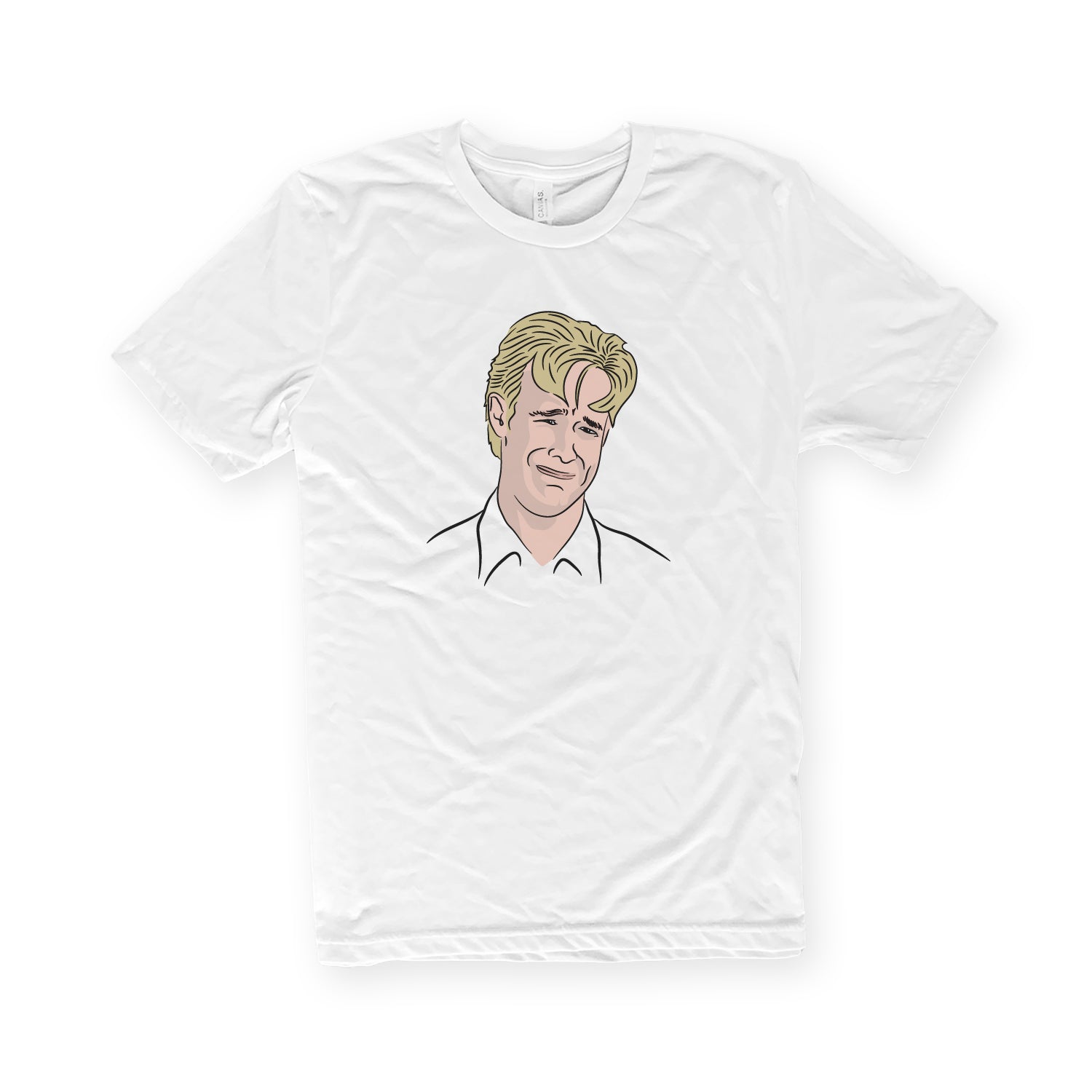 90s James Vand Der Beek Dawson's Meme Tee in Bella Canvas White Short Sleeve T shirt