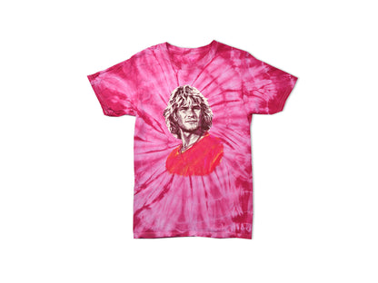 90s Patrick Swayze Point Break Film Surfer Tie Dye Top Pink TIE DYE