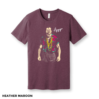 90s wwf razor ramon t shirt Heather Maroon