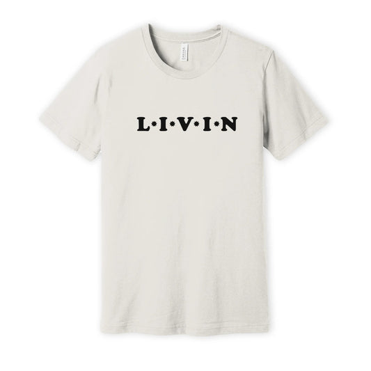 Classic Dazed And Confused Wooderson LIVIN Shirt VINTAGE WHITE
