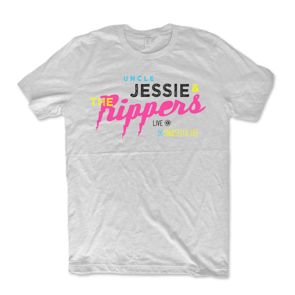 Uncle Jessie Full House Jessie and the Rippers band shirt live Bella Canvas Ash Short Sleeve T shirt